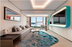 Ocean-view 1-bedroom and 1-living room Suit