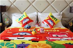 Super Wings cool bud parent-child Queen bed room